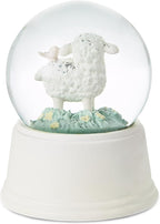 Hallmark Little Lamb Musical Snow Globe (Jesus Loves the Little Children) Religious Gift for Baptism, New Baby, Grandchild, Godson, Goddaughter, Christmas