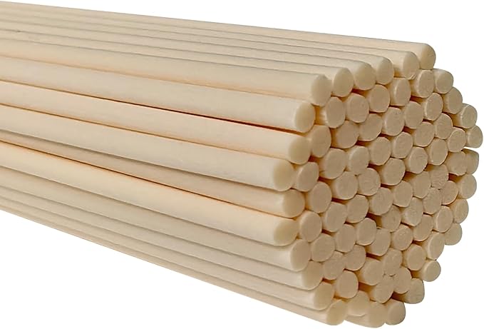 10inch Diffuser Replacement Sticks - 60Pcs Fiber Reed Fragrance Sticks Refill for Home and Bathroom - Rattan Essential Oil Sticks for Scented Diffuser