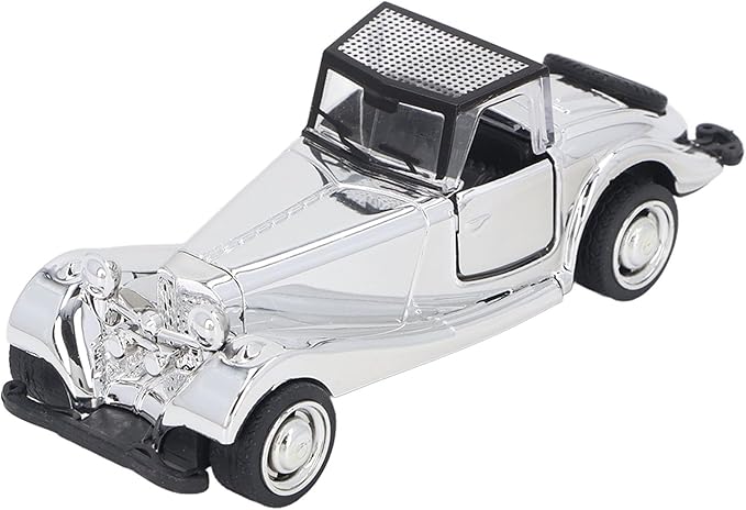 Vintage Car Model, 5.12 X 1.97inch Alloy Diecast Model Car, Collectible Cars with High Simulation Retro Details for Home Office Bar Shelf Display (Style 2)