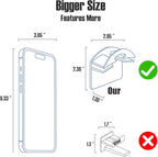 Hat Hangers for Wall, Stronge Adhesive Hat Holders Display, No Driling Caps Holder Organizer, 10 Pack Hat Hook for Baseball Caps, Wall Mounted Cap Rack, Clear