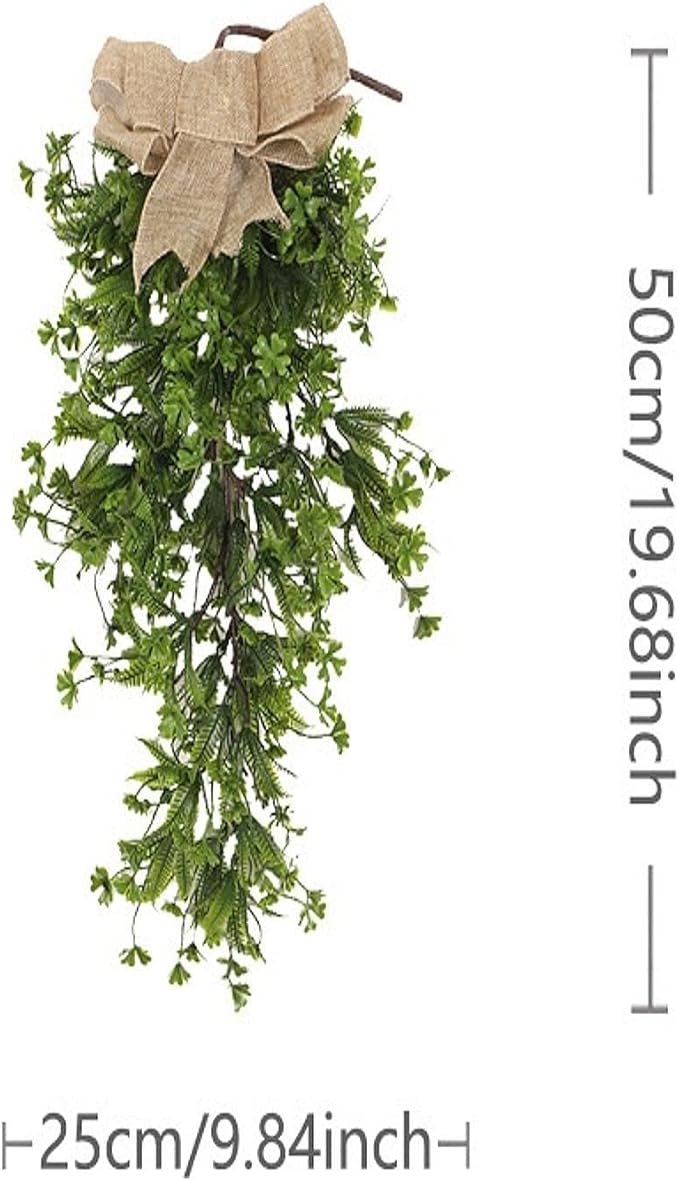 Artificial Teardrop Swag Hanging Garland Length 50cm for Farmhouse Decor