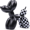 Creative Balloon Dog Sculpture Modern Home Decoration Trendy Animal Art Ornaments Collection Figurine Bedroom Living Room Office Desktop Resin Decors