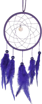 PATIKIL DIY Dream Catcher Kit, Making Dream Catcher Supplies Wall Hanging Handmade Dream Catcher Kits for Beginner Style 3, Purple