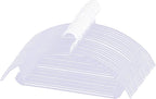 Gold Hangers 20 Pack - Heavyduty Non Slip Slimline Suit Jacket T Shirt Hangers - Space Saving (White)