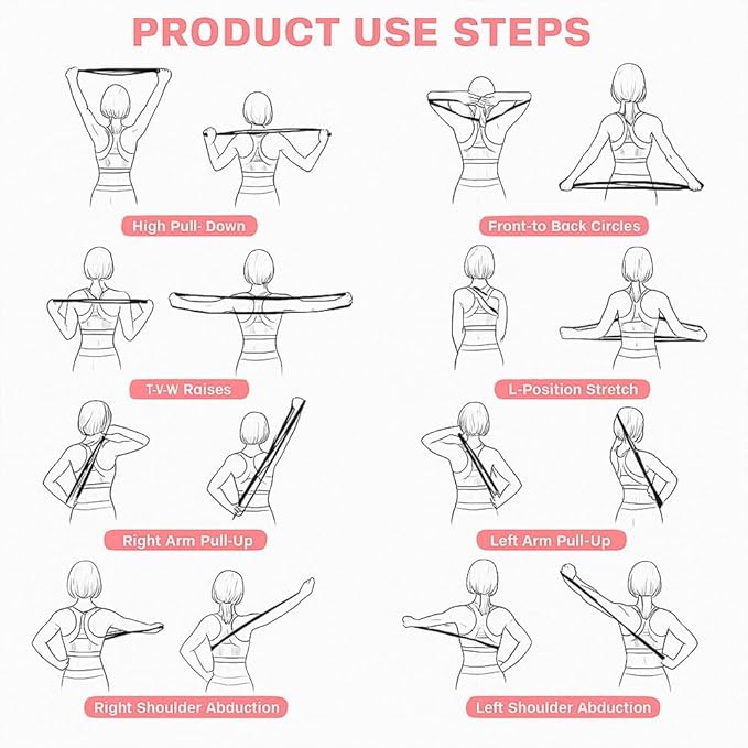 Resistance Bands with Handles,Figure 8 Resistance Band Elastic Fitness Bands Exercise Band for Home Yoga Gym Workout