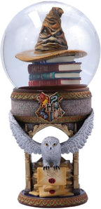 Nemesis Now Harry Potter Hogwarts Snow Globe, Officially Licensed Collectible Merchandise, Hand-Painted Resin, Features Hedwig and The Sorting Hat
