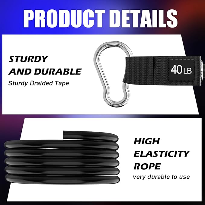 VEICK Resistance Bands, One Single Exercise Bands, Workout Bands Resistance Training for Home Workouts Fitness Pilates