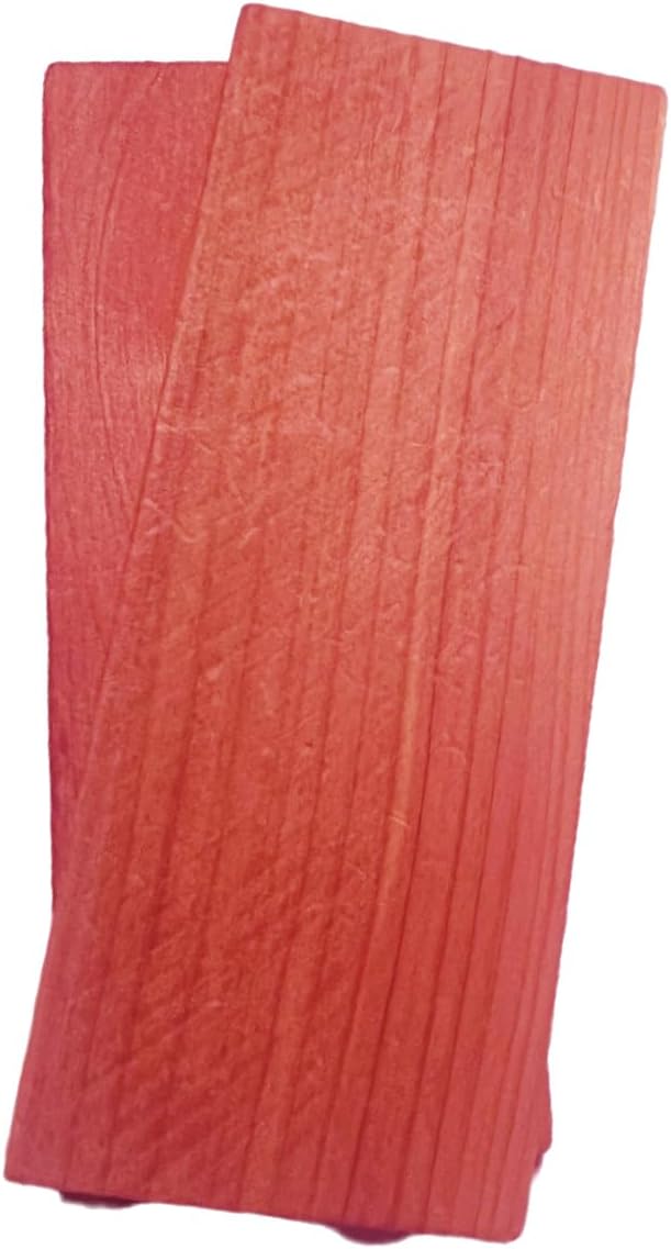 Red Cedar Blocks for Clothing, Shoes, Drawers, 14 Pieces/Box, 3.9 x 1.6 x 0.3inches/Pieces