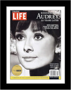 Creative Picture Frames 8.5 x 10.87 Magazine Frame with Full-Strength Glass, Holds Up To A 1/4" Thick Media with Installed Hangers for Easy Mounting, 11x14 Manhattan Black Frame with White Mat