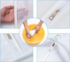 12 Pack Shirt Garment Bags (24x36") - Dustproof Short Suit Covers - Durable PEVA Closet Bags with Sturdy Zipper for Blouses, Jackets, Sweaters & T-Shirts (Translucent)