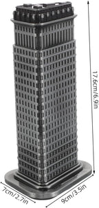 MAGICLULU Vintage Alloy Building Model: Decorative Metal Craft - Architectural Sculpture Travel Souvenir Photography Prop
