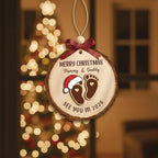 Baby Coming Soon 2026, Baby Announcement Christmas Ornament for New Parents, Expecting Couple, Promoted to Grandparents Gift, Baby Pregnancy Announcement for Family