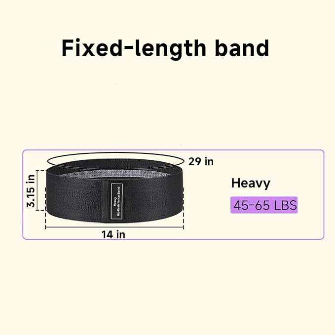 Resistance Bands, Fabric Workout Bands for Women & Men