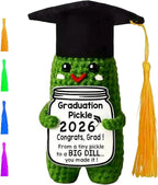 Graduation Gifts Cute Collectible Dolls Congrats Class High School College 2026 Graduation Gifts for Graduate Graduation Decorations Collectible Dolls Handmade Crochet Grad Gift for Him Her