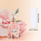 Landhoow 800 Pcs Perfume Essential Oils Tester White Test Strips Testing Perfume Paper Strips Testers Strips for Essential Oil Scent Fragrance Widened 3.94 x 1.18 Inches