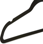 Amazon Basics Slim Velvet Non-Slip Space Saving Suit Clothes Hangers, Closet Organizer, Black/Rose Gold, 100-Pack