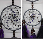 Dream Catchers Purple Handmade Feather Dreamcatcher