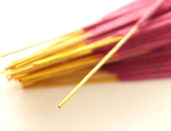 Goddess Incense Sticks - Sensual Musky Rose Scent - Handrolled Long-Burning Incense 45+ Sticks