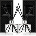 COCODOR Signature Reed Diffuser Set/Black Cherry / 6.7oz /2 Pack/Home Fragrance Diffuser, Oil Scent Diffuser for Bathroom Shelf Decor