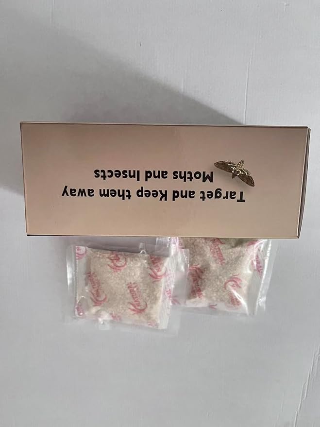 Natural Moth Repellent for Clothes Indoor Use, Alternative Moth Balls Moth Traps for Clothes Closet Carpet Fabric