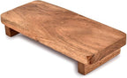 Samhita Display Stands Acacia Wood Modern Farmhouse Décor Displays Decorations for Rustic Home and Kitchen Décor (9" x 4" x 1.5")