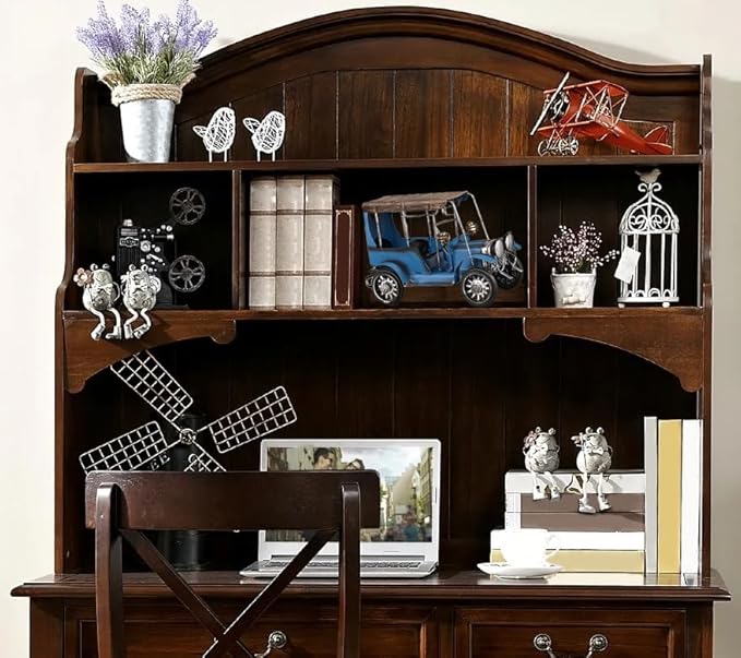Antique Vintage Car Model Handcrafted Classic Car Ornament for Home Office Desktop Decoration Hobbies