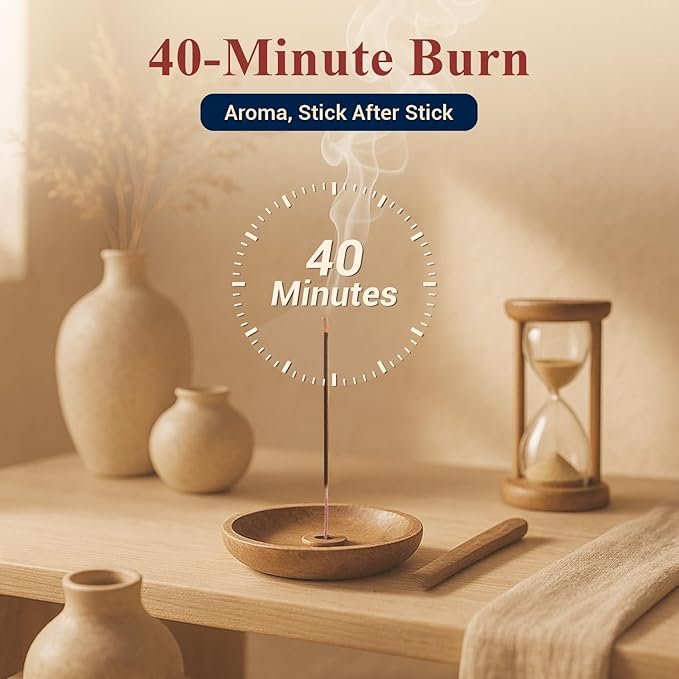 Tulasi Nag Champa Incense Sticks Assorted/Variety Pack – 180 Hand Rolled Sticks, 12 Natural Scents | Sandalwood, Lavender, Vanilla, White Sage | Meditation & Yoga Aromatherapy
