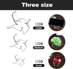 (24 PCS 2.2 x 1.69 x1.89 inch Crystal Display Stand,Acrylic Rock Display stands,Clear Display Easel Stands Pedestal for Crystal Geodes Rock Mineral Agate Fossil Coral crystal/gemstone Small Collectibles Display Stands (Medium)
