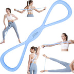 Figure 8 Resistance Band: Resistance Bands with Handles for Working Out - 8 Shaped Resistance Bands for Women - Exercise Bands for Arms - Fullbody Yoga Pulling Rope