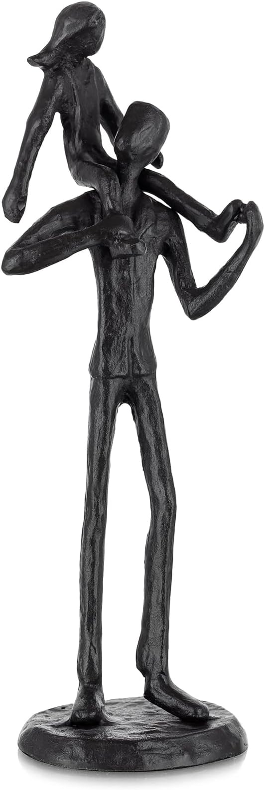 Sziqiqi Dad Gifts from Daughter: Dad Daughter Iron Figurine Father Daughter Decoration for Fathers Day Wedding Christmas Birthday Gifts Statue for Son Husband