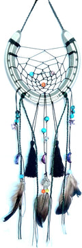 Luckly Horseshoes Dream Catcher Handmade Dream Catchers for Bedroom Wall Hanging Home Decor Ornaments Craft Men Women