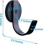 Magnetic Wreath Hanger for Metal Doors Only, Not for Wood Glass Doors, Front Door Wreath Hook Holder, Pack of 2