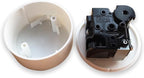 BinkeGG Play (Hedwigs Theme) Plastic Rotating Music Box with Sankyo Musical Movement (65 Tunes Option)