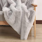 Grey Faux Rabbit Washable Furry Fur Area Rugs for Living Room Bedroom Gray Fluffy Sheepskin Rug Nursery Decor 4x6 Area Rug