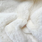 White Faux Rabbit Fluffy Fur Rugs for Bedroom Machine Washable Furry Area Rugs for Living Room Smal 2x4 Shag Runner Rug Nursery Rug