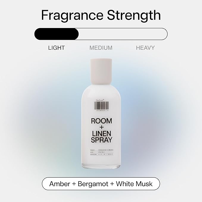 DedCool Room + Linen Spray in Xtra Milk | Natural Fabric Spray | Non-Toxic, Essential Oil Infused | Freshens Home, Bedding, Couch, Closet & Bath | 3.4 fl oz