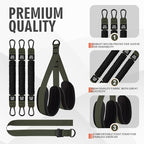 LEEKEY Resistance Bands, Exercise Bands with Handles,Pull Up Assist Bands - Band Set with Door Anchor - Bands for Working Out,Band for Men and Women Fitness Training,Home Workouts