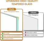 7x9 Aluminum Metal Picture Frame,Tempered Glass Gold Photo Frame 7x9 for Family Photo,Posters,Art,Document to Wall Mount Horizontally or Vertically