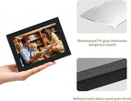 Lyeasw 3.5x5 Picture Frames Black 12 Pack, 3.5 x 5 Photo Frame Matte Wood Grain, Bulk 3.5 by 5 frames for Wall Hanging or Tabletop Display