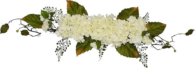 V-MAX 28" Hydrangea Swag - Cream