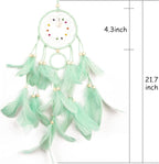 DIY Dream Catcher Kit - Making Dream Catcher Supplies Craft Kit, Handmade Wall Decor for Bedroom, Living Room, Wedding and Party Decoration (Green)