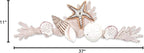 T.I. Design Shell Swag with Coral - Natural Finish