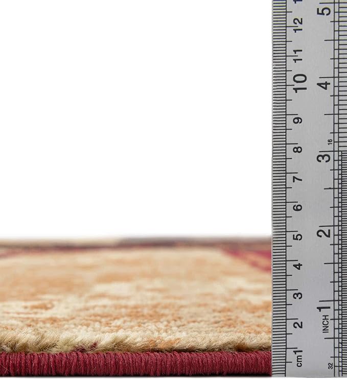 Unique Loom Barista Collection Area Rug - Kouillou (7' 10" x 10' Oval, Multi/Brown)