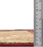 Unique Loom Barista Collection Area Rug - Kouillou (4' 1" x 6' 1" Oval, Multi/Brown)