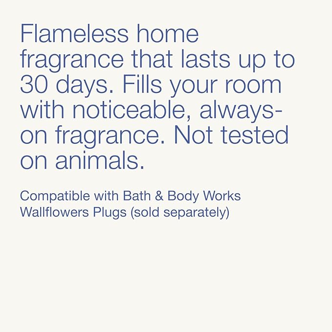 Bath & Body Works Wallflowers Refills, Laundry Day Scent, Plug-In Air Freshener Refills for Bedrooms, Bathrooms & Living Spaces, 4 Pack