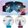 Disney Frozen Snow Globe Kit, DIY Snow Globe, Includes 2 Globes, Glitter, Sequins, Stickers – Elsa and Anna
