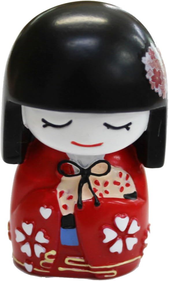 N&N Find Japan Japanese Mai Kokeshi Doll Red