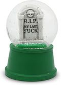 Funny Novelty Snow Globe – Quirky Mini Desk Gift for Office, Home, or Holiday – Unique Collectible Gag Gift for Friends and Coworkers - Tombstone