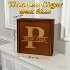 Cigar Ash Tray Set for Men Dad Home Ashtrays Personalized Walnut Wooden Outdoor Cigar Ash Tray With Name for Husband Grandpa Fathers Day Birthday Anniversary Christmas