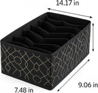 Fabric Drawer Organizer – Foldable Cloth Storage Box for Clothes, Closet, and Dresser Organization (Large)